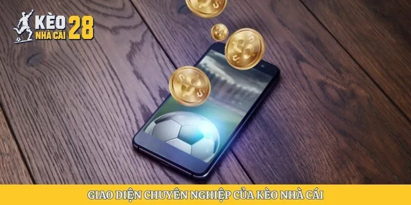 Giao diện chuyên nghiệp của kèo nhà cái 
